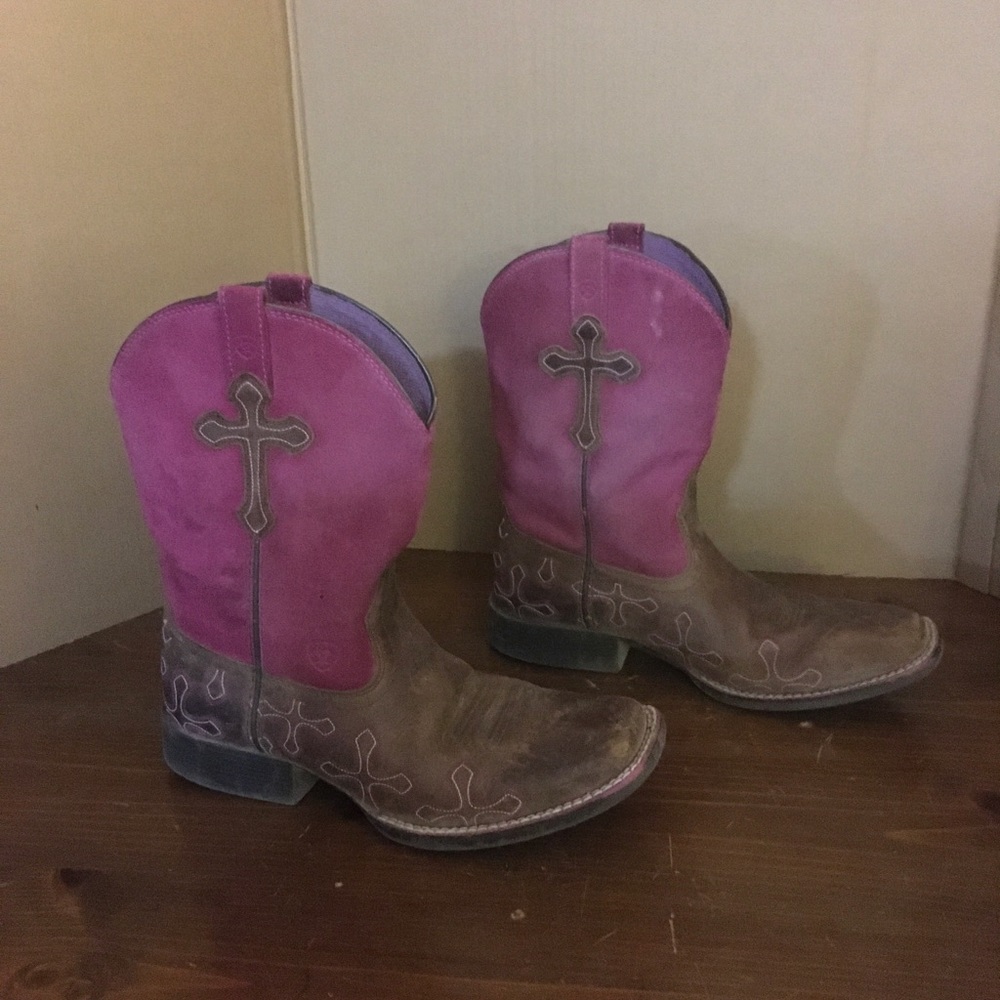Ariat Crossroads 10011892 youth western boots